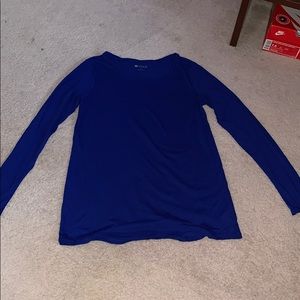 Stylus dark blue long sleeve plain tee